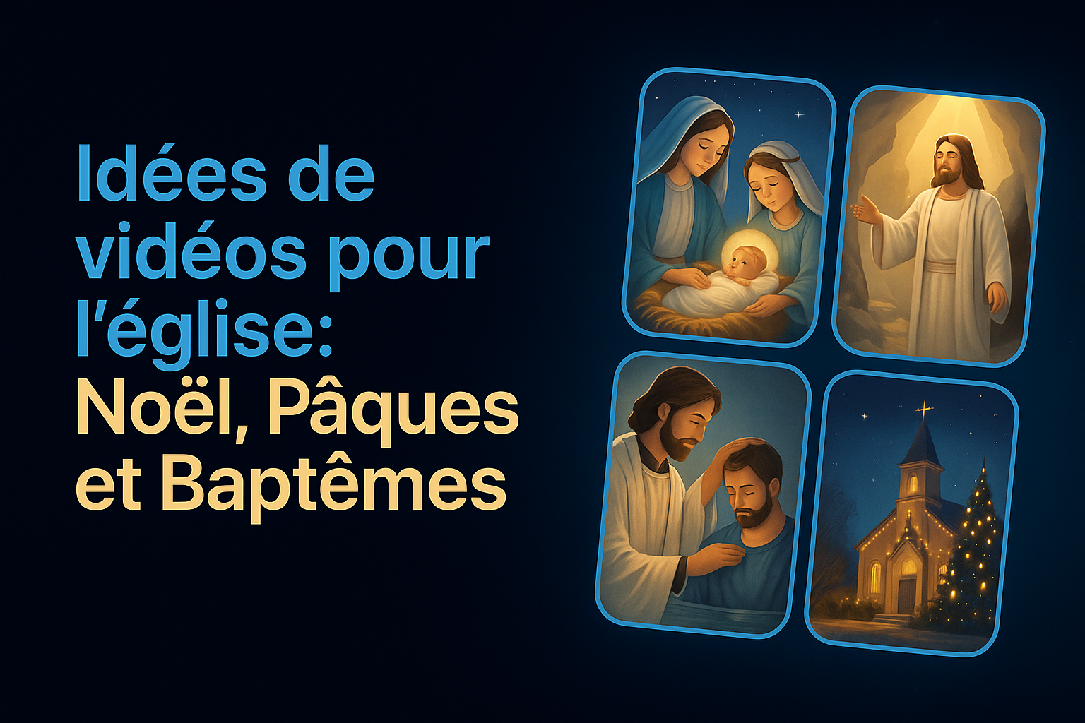 30 idées de vidéos chrétiennes pour Noël, Pâques, baptêmes et plus encore