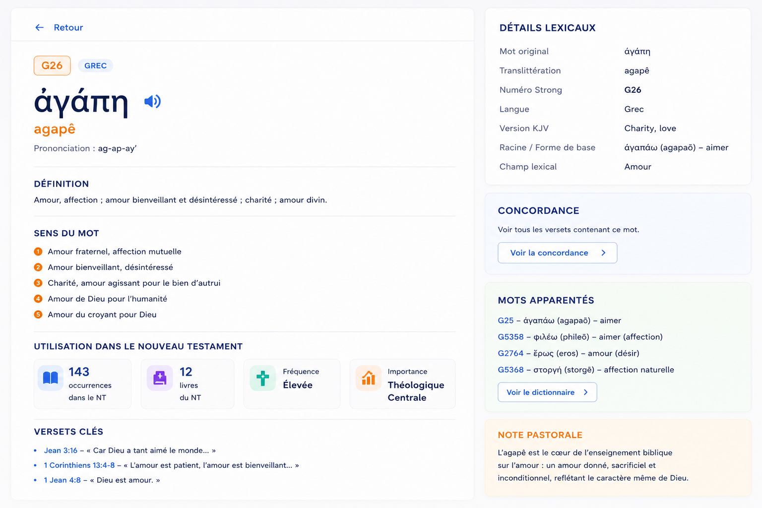 Ficha Strong — exemple créé avec Bibleo