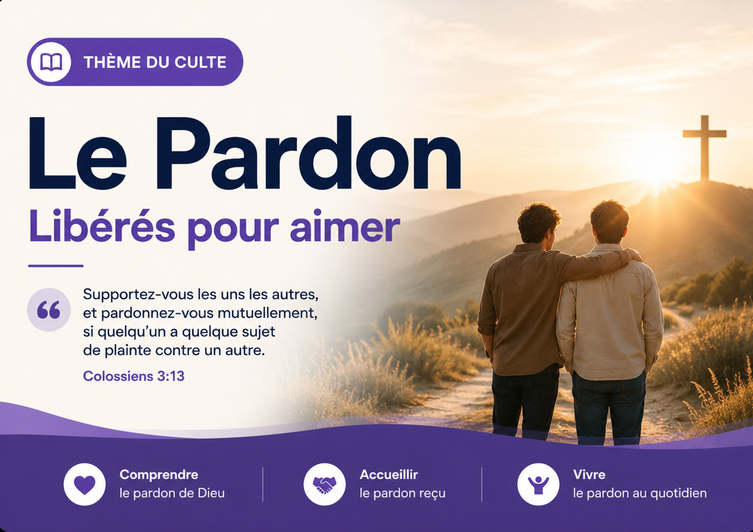 Diapositivas de culto — exemple créé avec Bibleo