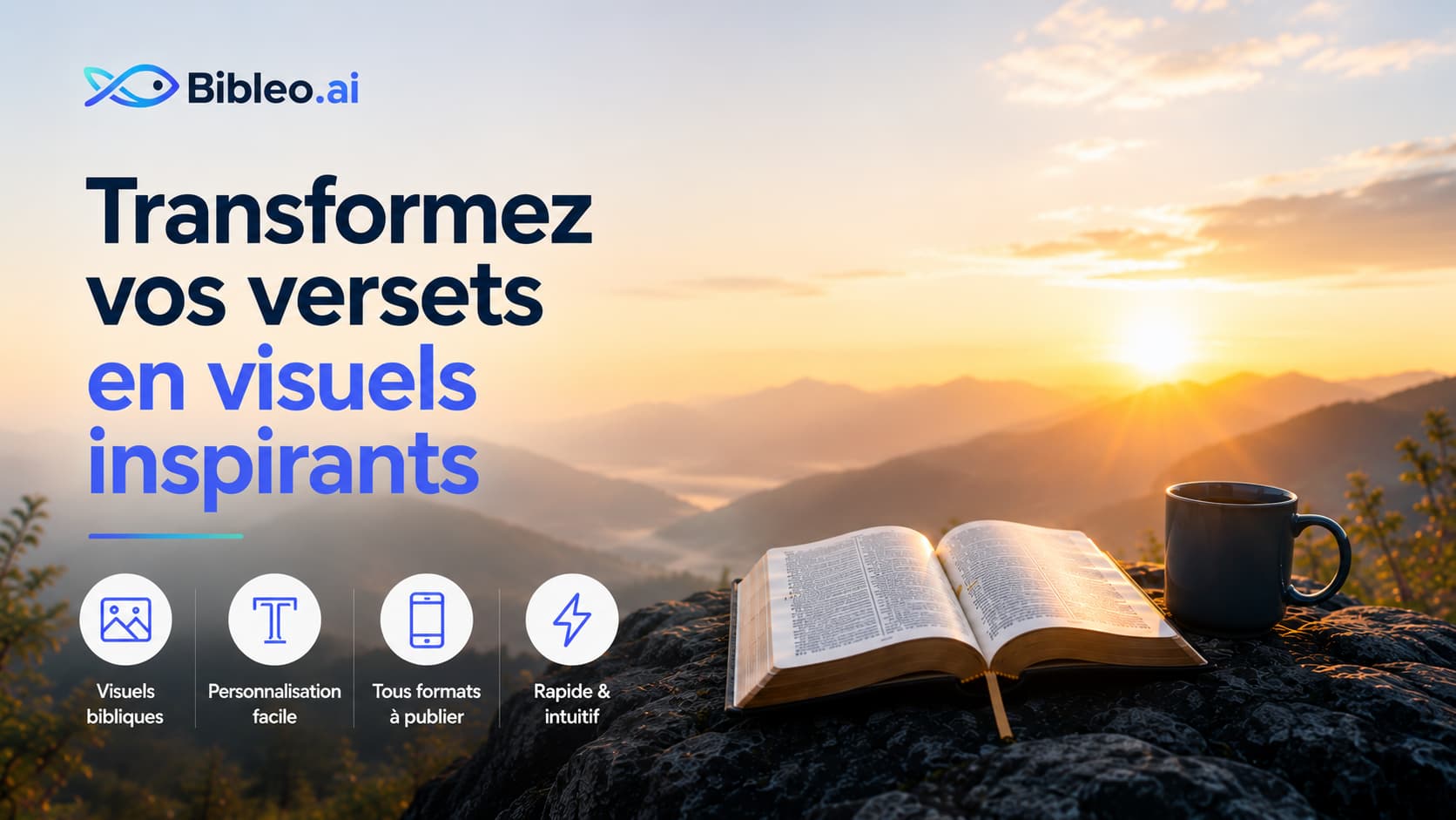 Visuel biblique généré avec Bibleo — exemple 4